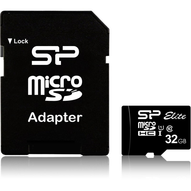 SiliconPower MicroSDHC geheugenkaart - 32GB afbeelding