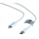 Digibuddy câble USB-C vers Lightning pour iPhone/iPad/iPod - certification MFi - charge rapide USB-PD 30W - 1 mètre - blanc - Image 2