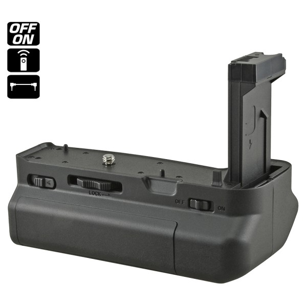 Jupio poignée de batterie pour Canon EOS RP et Canon EOS R8 avec déclencheur vertical et télécommande sans fil