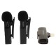 Patona 2.4 GHz set de microphones lavalier sans fil pour USB-C - Image 2