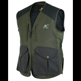 Konus Notable XL gilet de chasse vert imperméable avec poches de rangement et protection antidérapante