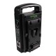 Patona double chargeur V-Mount pour Sony BP-95W, BP-GL65, BP-190WS avec câble 4-Pin XLR - Image 2