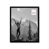 Haes Deco cadre photo en plastique Easy Frame noir 20x25 cm avec verre acrylique