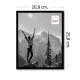 Haes Deco cadre photo en plastique Easy Frame noir 20x25 cm avec verre acrylique - Image 2