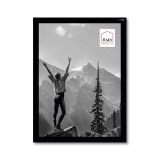 Haes Deco cadre photo en plastique EF2B Easy Frame noir 13x18 cm avec verre acrylique
