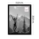 Haes Deco cadre photo en plastique Easy Frame noir 15x20 cm avec verre acrylique - Image 2