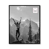 Haes Deco cadre photo en plastique Easy Frame noir 40x50 cm avec verre acrylique