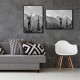 Haes Deco cadre photo Easy Frame 50x70 cm en plastique noir avec profil arrondi et verre acrylique - Image 3