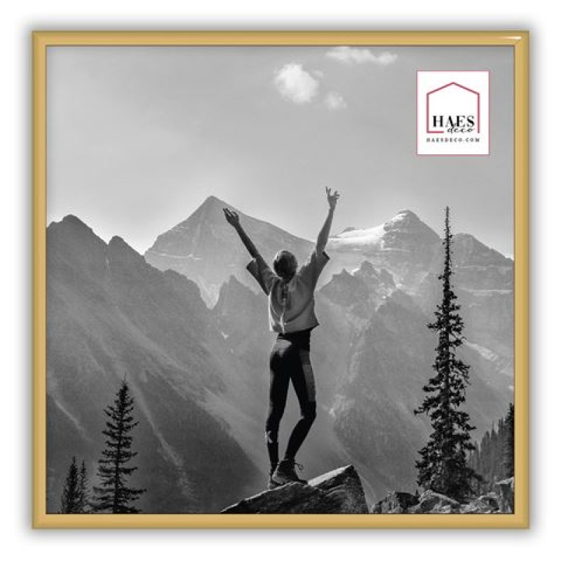 Haes Deco Kunststof Fotolijst EF13G Easy Frame Goud 30x30 cm