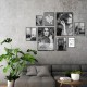 Haes Deco ensemble collage XL avec 8 cadres photo en plastique noir Easy Frame - Image 3