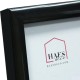 Haes Deco - Set de cadres photo XL avec 7 cadres en plastique noirs Easy Frame pour collage mural - Image 5