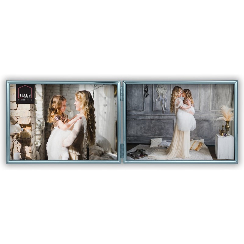 Haes Deco Duo Verzilverde Fotolijst Como voor 2 foto's van 13x18 cm - DVP12118-2