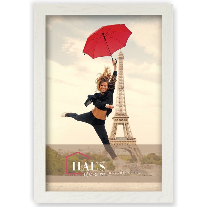 Haes Deco Houten fotolijst Paris wit voor 1 foto formaat 30x45 - SP001323