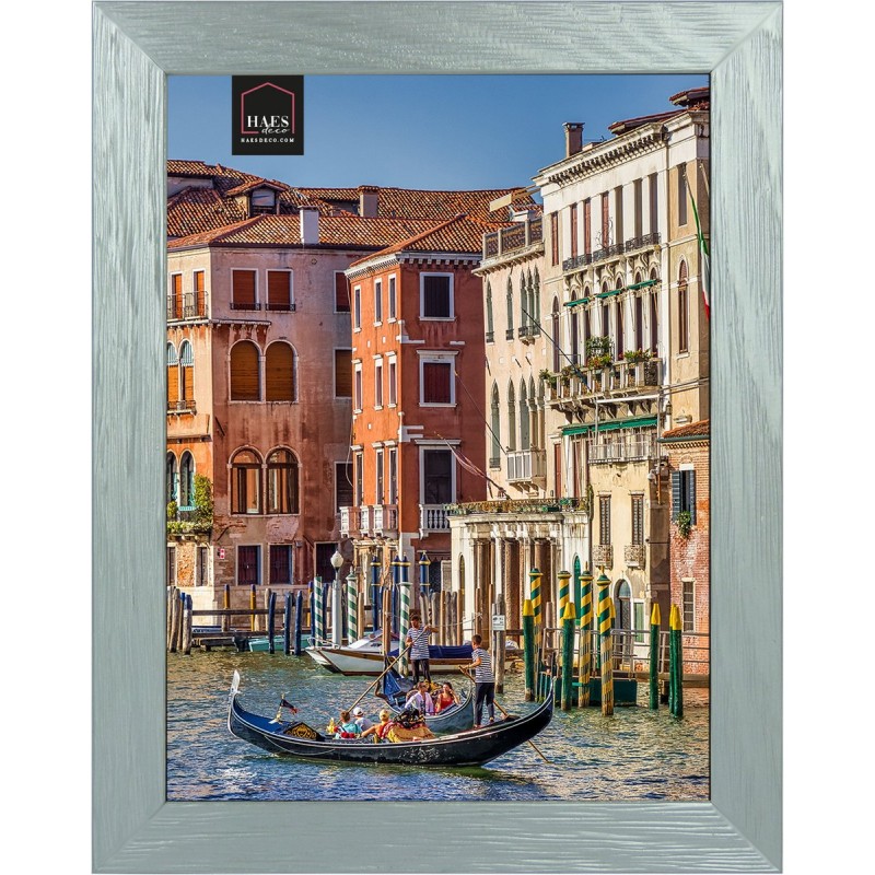 Haes Deco Houten Fotolijst Venezia zilver voor 1 foto formaat 10x15 -SP13315