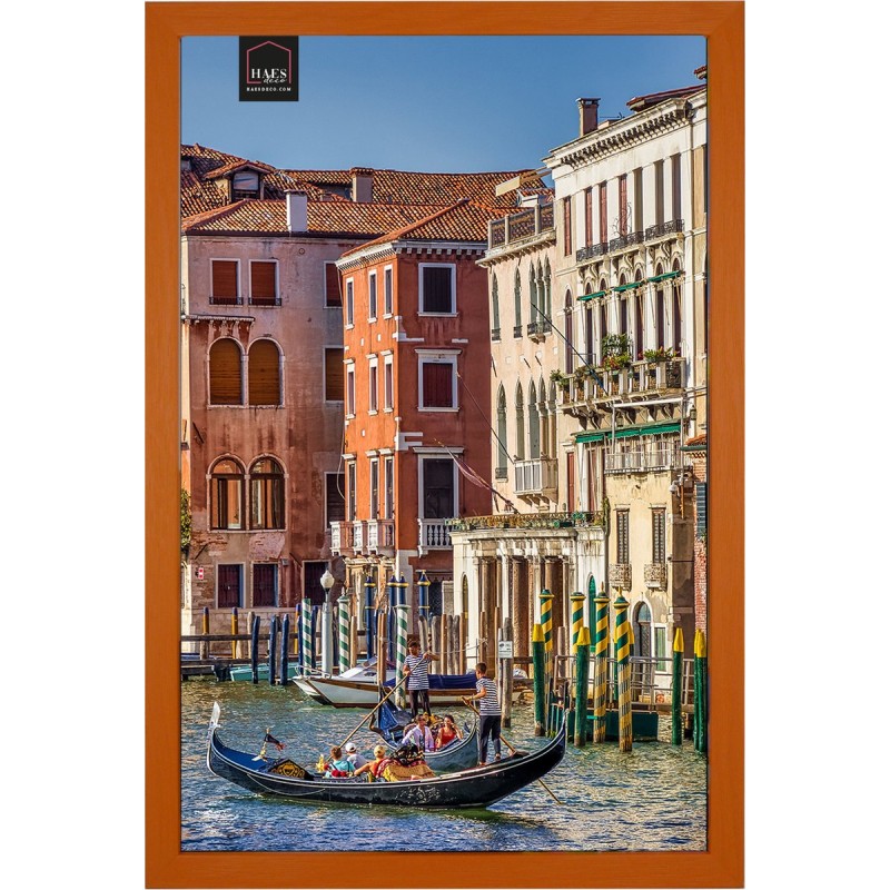 Haes Deco Houten Fotolijst Venezia oranje voor 1 foto formaat 20x30 -SP12430