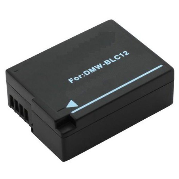 Batterie d'appareil photo compatible DMW-BLC12 pour Panasonic - Lithium-Ion 1000mAh