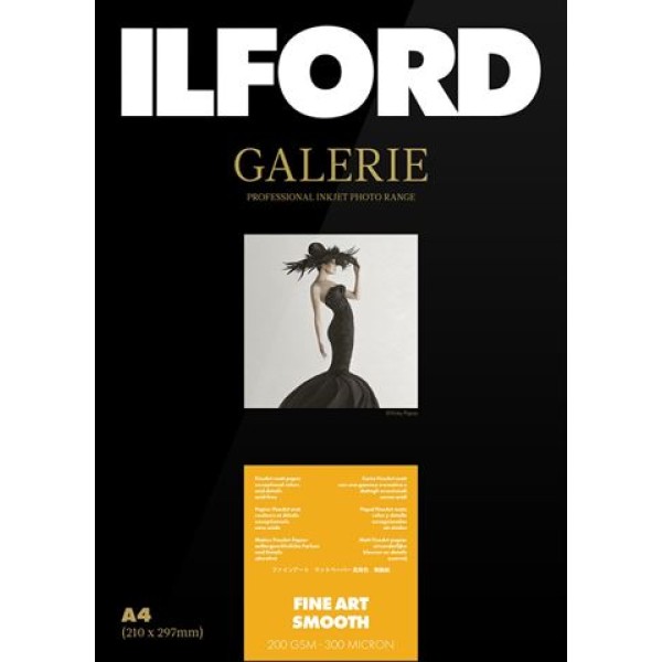 Ilford Galerie FineArt Smooth 200g 13x18 cm 50 feuilles papier photo professionnel