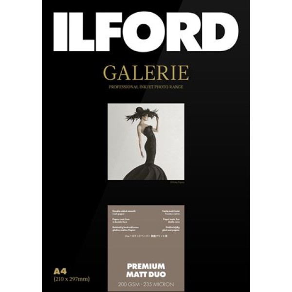 Ilford Galerie Premium Matt Duo papier photo 200g A3+ 50 feuilles