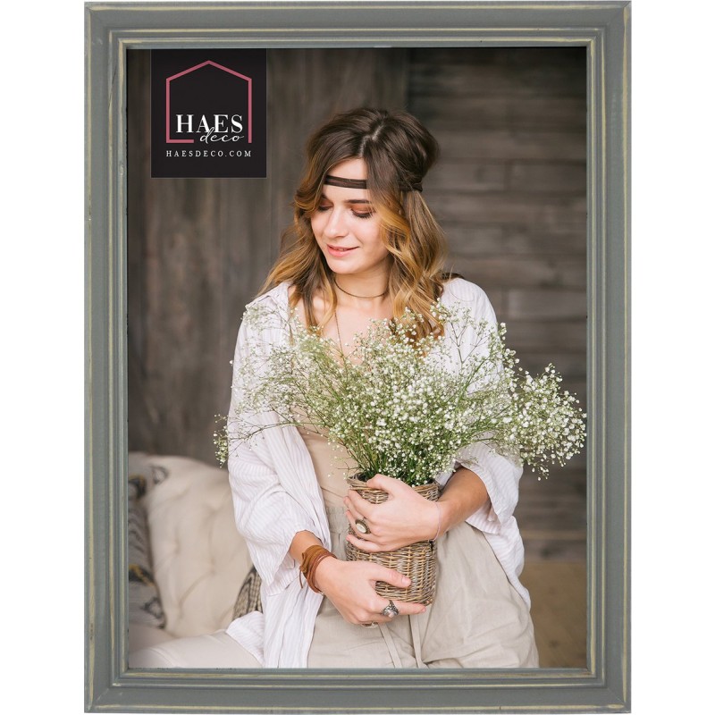 Haes Deco Houten Fotolijst Nancy Vintage Grijs voor 1 foto formaat 30x40 - SP10340