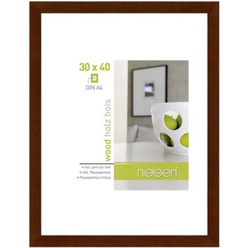 Nielsen Fotolijst 8988019 Apollon Wenge 30x40 / 21x29,7 cm