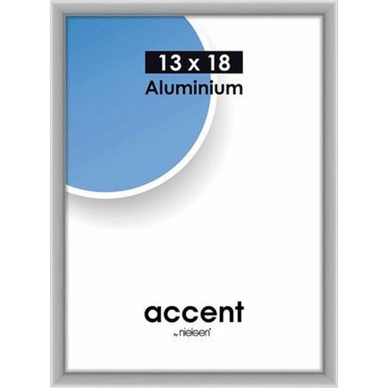 Nielsen Fotolijst 53224 Accent Mat Zilver 13x18 cm