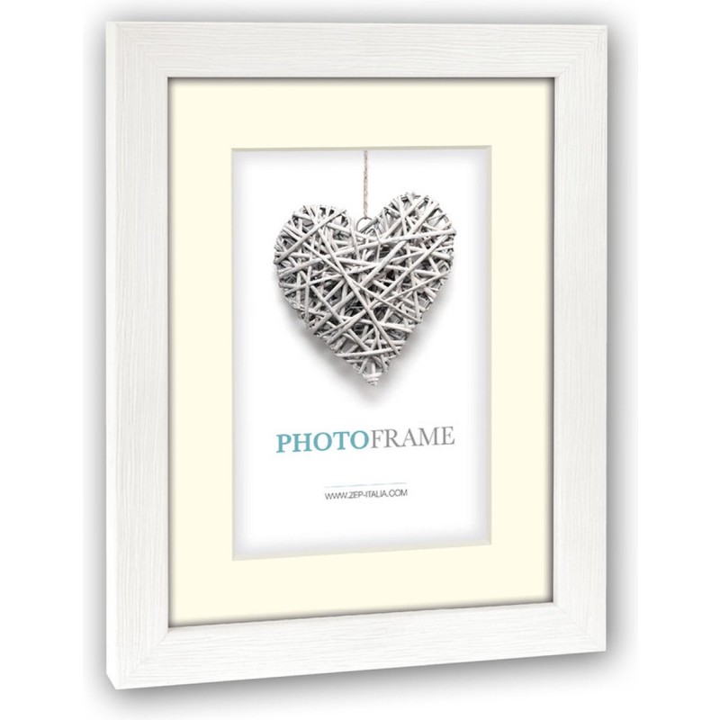 Zep Fotolijst V32574 Regent 4 White 9x13 / 13x18 cm