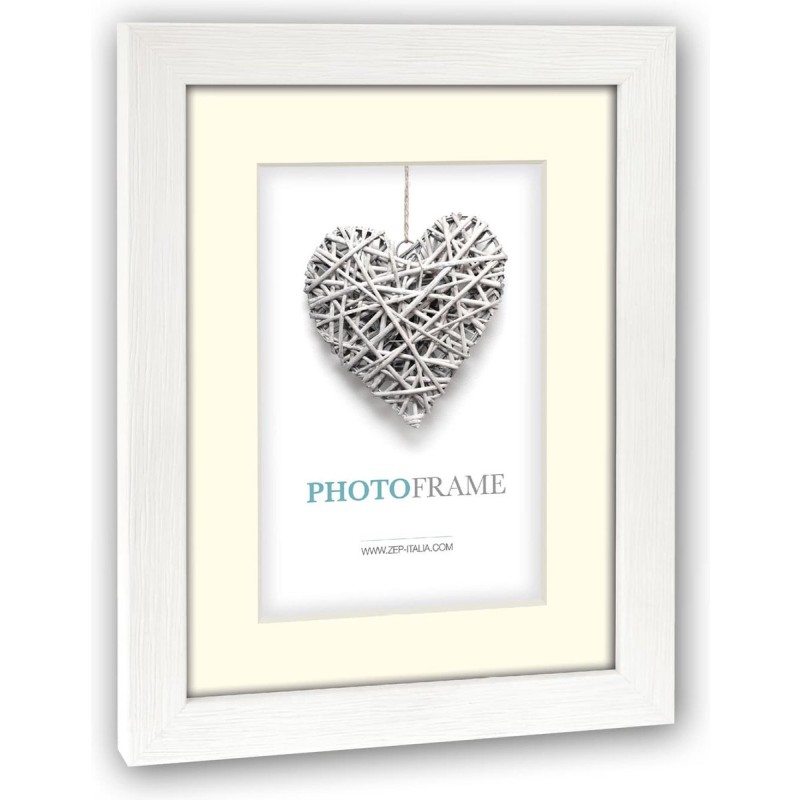 Zep Fotolijst V32464 Regent 4 White 7x10 / 10x15 cm