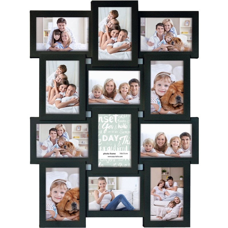 Zep Fotolijst PI02584 Black voor 12 Foto's