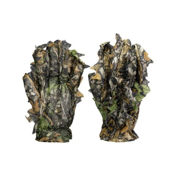 Buteo Photo Gear gants de camouflage 3D feuilles pour photographie animalière