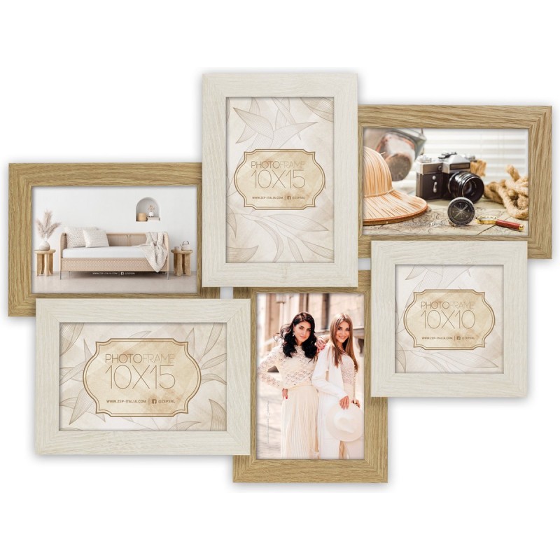 Zep Fotolijst DT553W Locarno White 5x10x15 1x10x10 cm