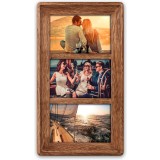 Zep BM364 Rhone cadre photo en bois pour 3 photos 10x15 cm (20x36 cm)