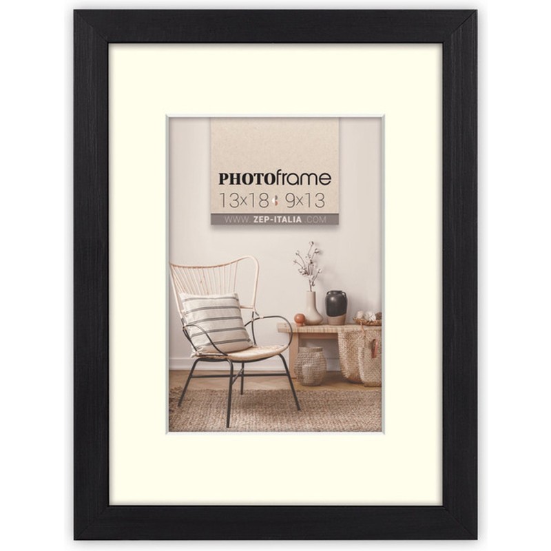 Zep Fotolijst V4523B Malmo Black 15x20 / 20x30 cm
