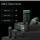 Patona set de 4 piles CR123 rechargeables avec port USB-C - Lithium Ion - 800mAh - Image 5