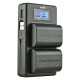 Jupio chargeur USB duo avec LCD pour Canon LP-E6, LP-E6N, LP-E6NH et LP-E6P - avec fonction powerbank - Image 2