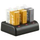 Jupio kit : 2 x batteries Enduro GoPro Hero9, Hero10, Hero11, Hero12 + chargeur triple compact