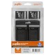 Jupio-kit: 2 x LP-E12 kamerabatterier till Canon + USB-dubbelladdare