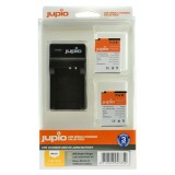 Jupio-kit: 2 x EN-EL12 kamerabatterier till Nikon + USB-laddare