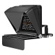 Lensgo Teleprompter Autocue TC7II Ultimate Kit - Télésouffleur pliable pour caméra et smartphone avec télécommande Bluetooth - Image 1