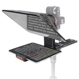 Lensgo Teleprompter Autocue TC12 pour caméras, smartphones et tablettes jusqu'à 12,9 pouces
