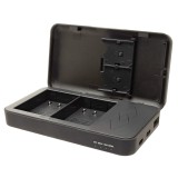 Patona Powercase pour Panasonic DMW-BLK22 - chargeur double, powerbank et étui de rangement en 1