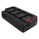Professionell laddare för 4 batterier Sony BP-U30, BP-U60, BP-U90, BP-U100