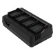 Professionell laddare för 4 batterier Canon LP-E6, LP-E6N, LP-E6NH, LP-E6P