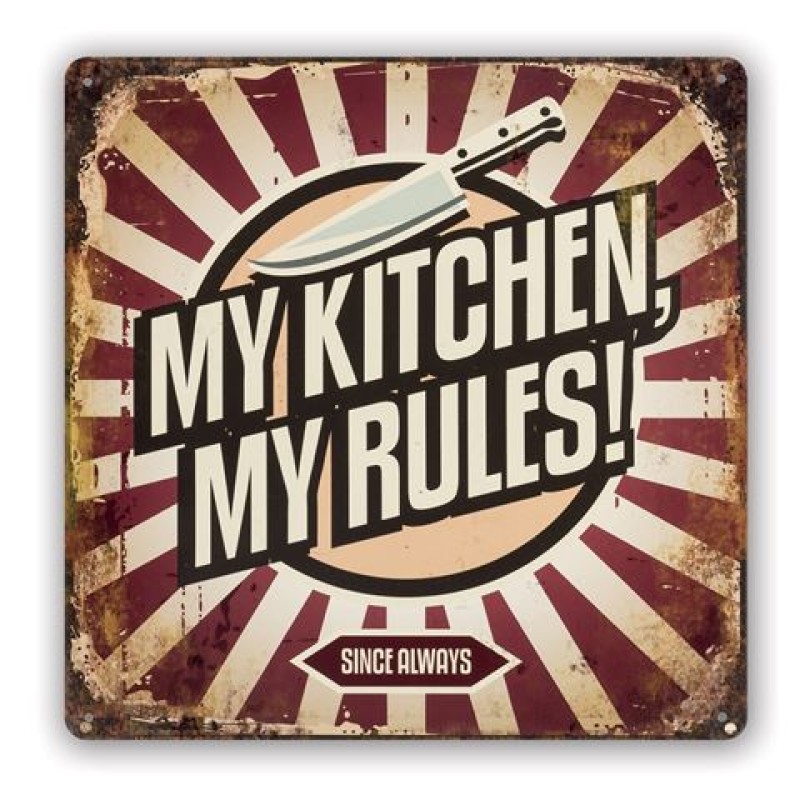 Zep Wall Art My Kitchen LL695 30x30 cm