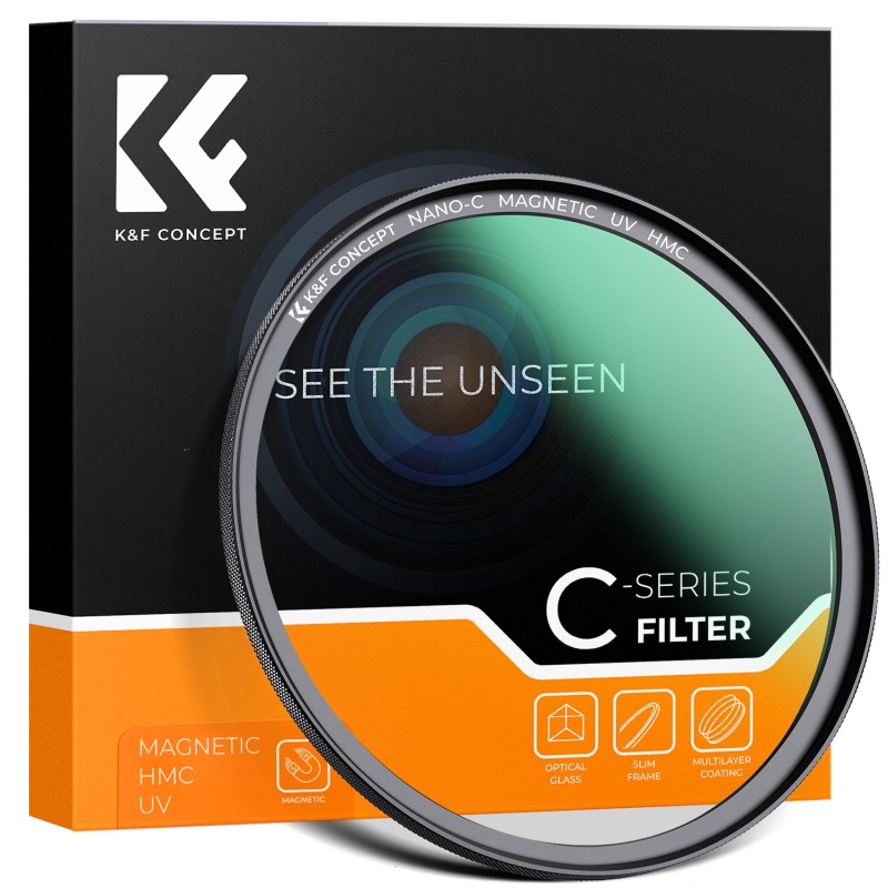 K&F Concept magnetische UV filter Nano C 52mm met anti-reflectie coating