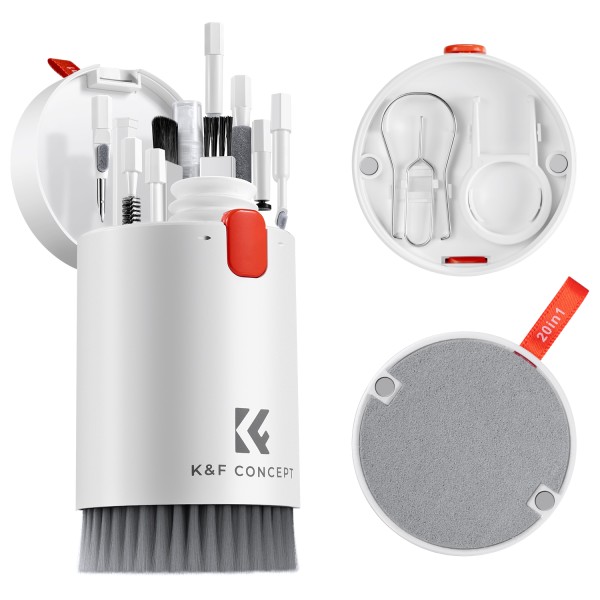 K&F Concept kit de nettoyage 20-en-1 pour smartphone et appareil photo