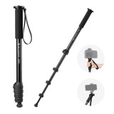 K&F Concept monopod 160 cm en aluminium avec sangle de sécurité