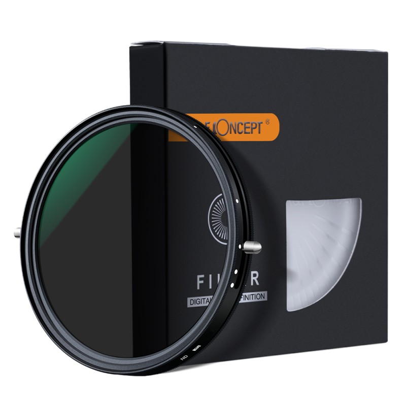 K&F Concept CPL + variabel ND filter ND2-ND32 Nano X 62mm - waterdicht en krasbestendig grijsfilter met groene coating