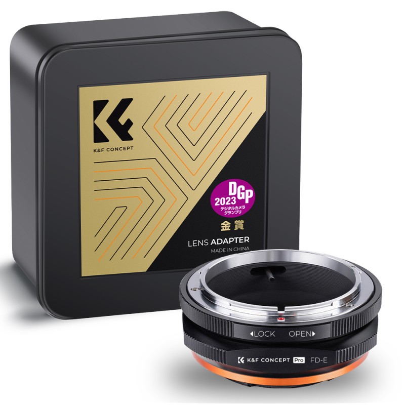 K&F Concept lensadapter Canon FD naar Sony E-mount PRO versie