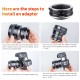 Adaptateur de monture K&F Concept Canon EOS (EF/EF-S) vers Canon EOS R pour objectifs RF - Image 4