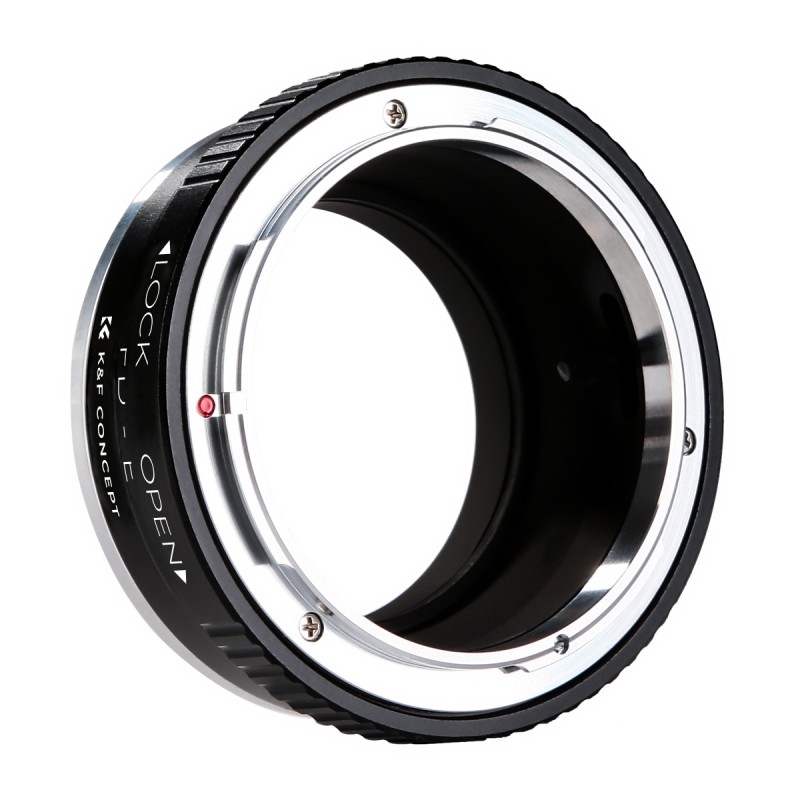 K&F Concept lensadapter met koperen mount voor Canon FD/FL lenzen naar Sony E-mount camera's